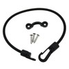 LUORNG 2pcs 12 Inches Elastic Rope Bungee Cord Rod Strap