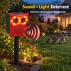 Solar Motion Sensor Animal Repeller for Outdoor Protection – Dog
