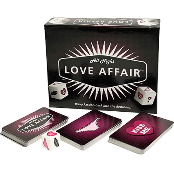 Little Genie Productions ALL NIGHT LOVE AFFAIR GAME Prescribed for Increased Intimacy, Romance & Excitement | A Simple, Sexy Card Game That Every Couple Needs on the Bed Stand!