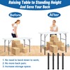 awagas 4 Pack Table Leg Extenders for Folding Tables, 4