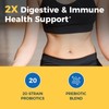 NewRhythm Probiotics 50 Billion CFU 20 Strains, 120 Veggie Capsules,