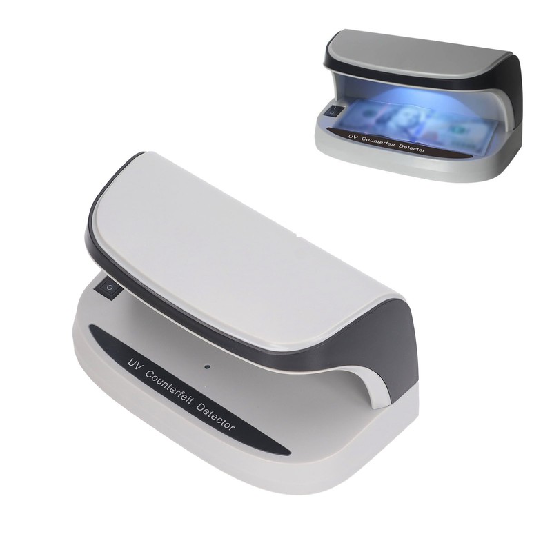 UV Counterfeit Bill Money Detector Automatic On Off Currency Detector