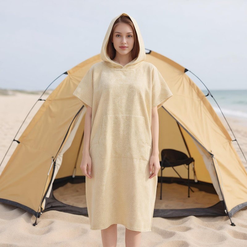Surf Poncho - Adult Towel Poncho | Quick Drying Hooded