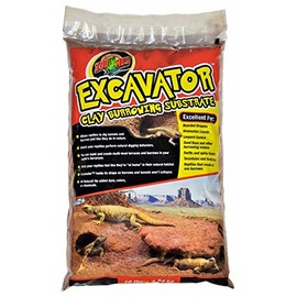 Zoo Med Pet Supply Excavator Clay Burrow Substrate 10 lb.
