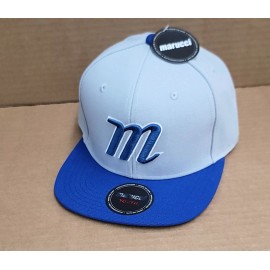 Marucci Hat Snapback  Youth One Size Grey/ Blue Baseball Adjustable