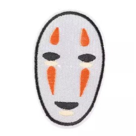 Unbranded STYLIZED ABSTRACT TRIBAL MASK - Embroidered Iron On Patch - FREE SHIP