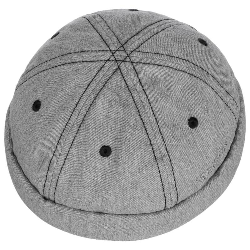 Stetson Cotton Melange Men's Docker Hat Summer Winter Light Grey