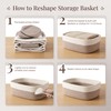VIRETH HAUS 5-Pack Large Woven Rope Storage Baskets – 2