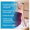 Carex Suction Shower Grab Bar – 12” (30.4 cm) Ultra