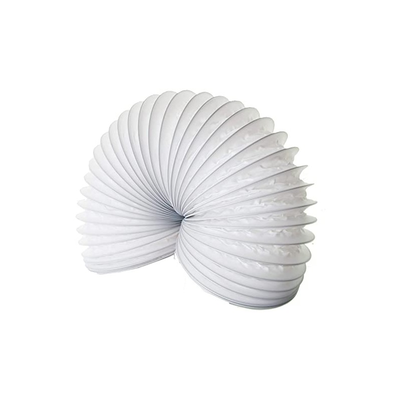 Blauberg UK BLAUFLEX PVC/127/3 Plastic PVC Tumble Dryer Hose Duct