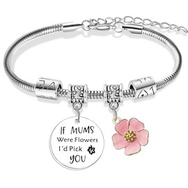 Nfyxcaz Mum Bracelet from Daughter Son Mum Gifts Mother's Day Gifts Mother Bracelet Christmas Birthday Gifts for Mum