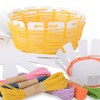 GEBETTER Set of 4 Easter Baskets Craft Sets Basket Weaving