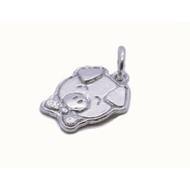 Cute Pig Charm Pendant .925 Sterling Silver