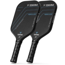 TENVINA Pickleball Paddles Set of 2, Multi-Layer T700SC Textured Carbon Fiber Pickleball Paddle, 16MM Thicknesses Pickle Ball Paddle, Strong Spin & Power Surface of USAPA Approved Pickle Racket