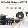 GiPP 22 Piece Ceramic Pots and Pans Set Non Stick