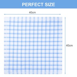 AUYAO Men's Handkerchiefs, Pack of 12/15 Cotton Handkerchief, Traditional Handkerchief, Reusable Men's Handkerchief, 40 cm x 40 cm, 12pcs-a