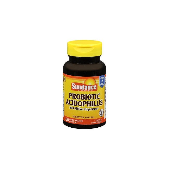 Sundance Probiotic Acidophilus Quick Release - 60 Capsules, Pack of 3