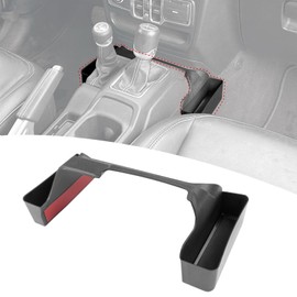 Utiiy Center Console Gear Shift Organizer Fit for 2018-2025 Jeep Wrangler JL JLU 4XE/Gladiator JT Center Console Storage Tray for Wrangler&Gladiator Accessories(Shifter Organizer)