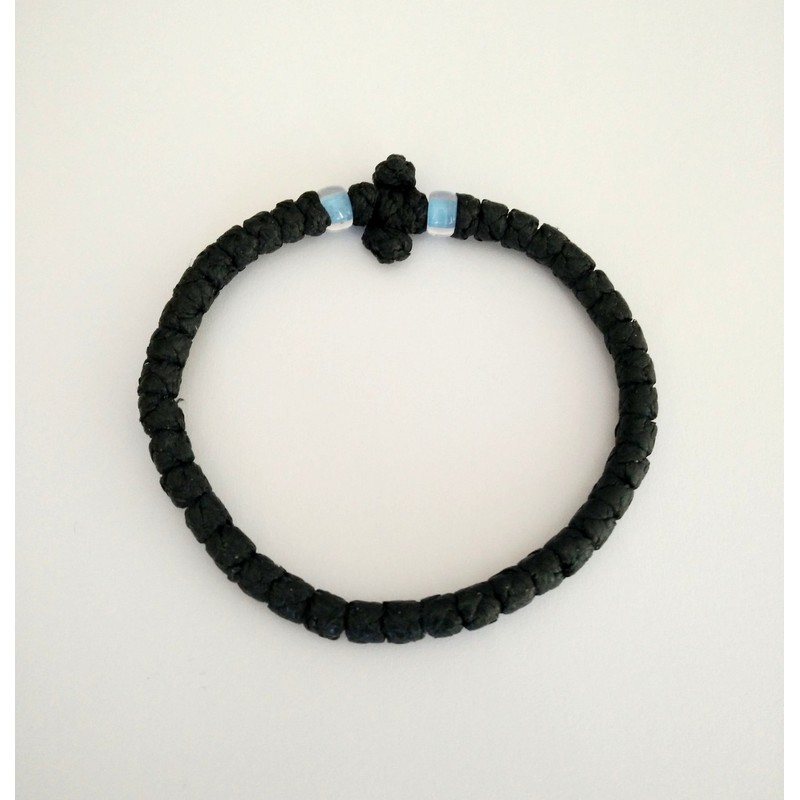 Handmade Christian Orthodox Greek Chotki Komboskoini Prayer Rope Waxed Thick