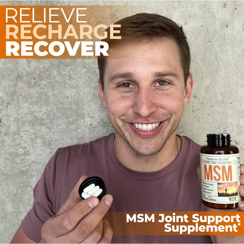 MSM 2000mg - Joint Support Supplement for Cartilage & Joint