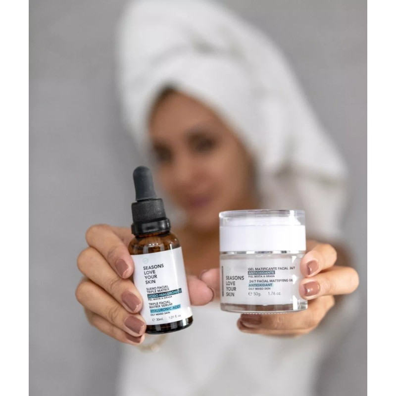Seasons Love Your Skin Kit Ácido Hialurónico: Serum Facial, Crema