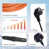 heninhill Frost Protection Heating Cable with Thermostat 6 m, Self-Regulating