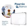 Bluelander Pizarron Blanco 90x60 Plumones Borrador Incluidos Doble Cara