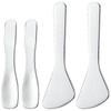 Aswewamt 4Pcs Mini Metal Cosmetic Spatulas Makeup Skincare Spatulas Cream