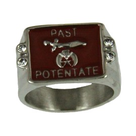 Unbranded T142 Past Potentate Shrine Men's Ring Shriner Freemasonry Mason Masonic Potentat - 8
