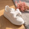 2PC Bone Clips for Hair or Shoes DIY White Plush