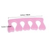 BIUDECO 120pcs Pink Foam Nail Toe Separators for Easy Manicure