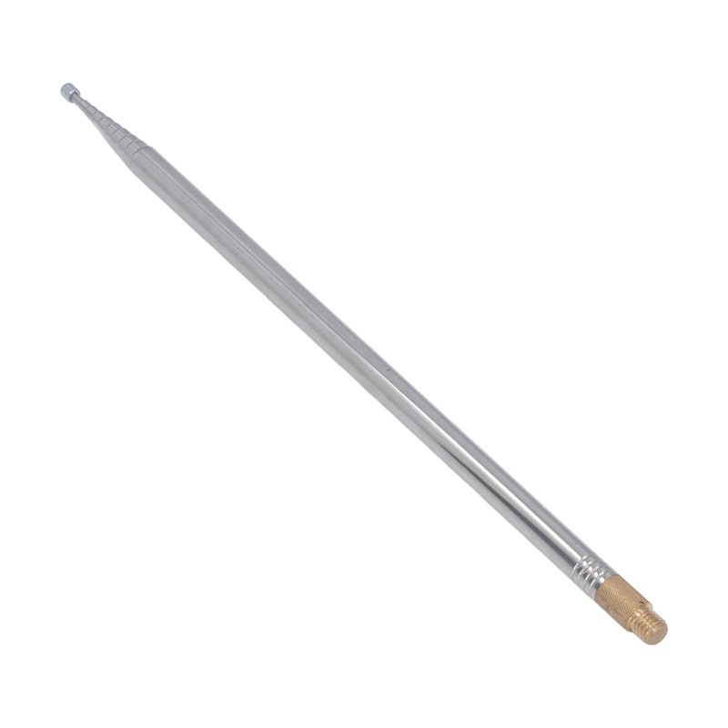 Shortwave Antenna, Telescopic 7MHz-50MHz Full Band, 10 Sections, 2.5m Length,