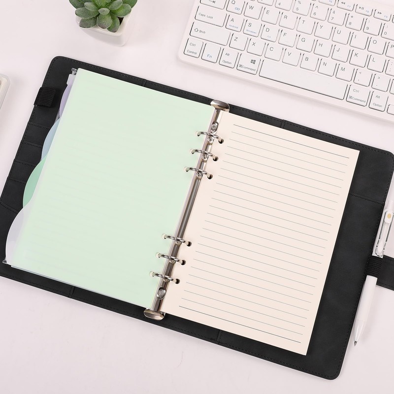 SKYDYE A5 Ring Binder, A5 Refillable, 135 Sheets A5 Refill