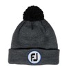 FootJoy Pom Pom Knit Beanie Heather Charcoal