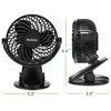 Holmes 4” On-The-Go Personal Fan with Clip – 3 Speed