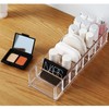 SINGOMON 2PCS Small Acrylic 6-Compartment Jewelry Accessories Storage Organizer Trays