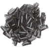 100pcs 10 Teeth Wig Clip Stainless Steel DIY Hairpiece Snap