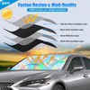 KDM Laser Silver Style Windshield Sun Shade Fit for 2010-2023