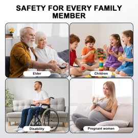 8FT Stair Railing Indoor, Black Mental Wall Mounted Handrail for Stairs, 500lbs Load Capacity Industrial Pipe Hand Rails for Indoor Stairs/Outdoor Use/Home/Loft/Porch/Deck, Rust-Resistant (Iron 8FT)