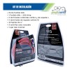 Kit De Instalacion Amplificador Cal 4 Krack 100% Cobre 1800w