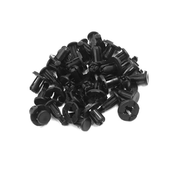 Partuto 20Pcs Fit 10mm Hole Plastic Rivets Fastener Fender Bumper