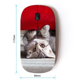 KOOLmouse [ Optical 2.4G Wireless Mouse [ Cute American Kitten ]
