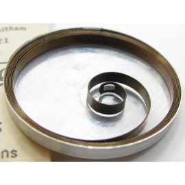 Waltham 16s size Pocket Watch Mainspring  x1 blue / brown alloy 2208