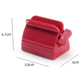 Gatuida 4pcs Toothpaste Squeezer Extruder Plastic Tube Squeezer Dispenser Hand Style Thicken Base for Beauty Creams