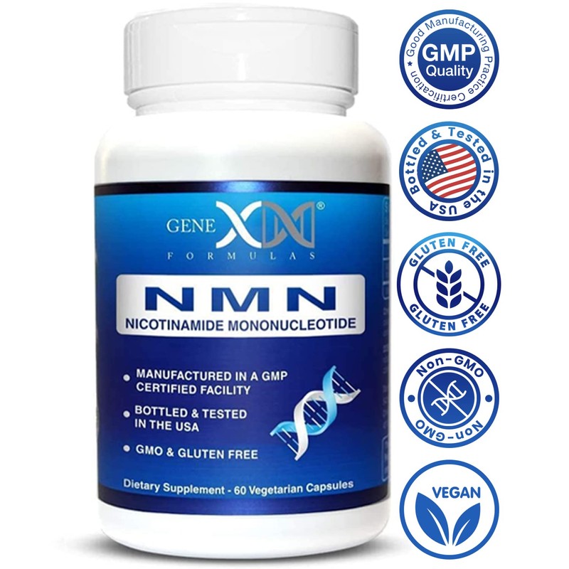 Genex Formulas NMN 250mg - Stabilized Form (60 Capsules), 99%