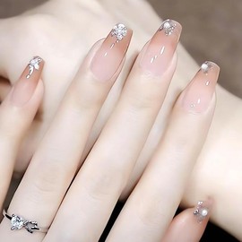 Natures Palmer Nail Tips 24P Z30 Nail Art Nail Color Aesthetic Design Supplies Nail Sticker Z30 Flower Water Two-tone Flower / 네이처스파머 네일팁 24P Z30 네일아트 손톱 컬러 미적 감각 디자인 용품 네일 스티커 Z30 꽃물투톤플라워