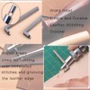 183Pcs Leather kit,Leathercraft Working Tool Kit with Saddle Making Tools