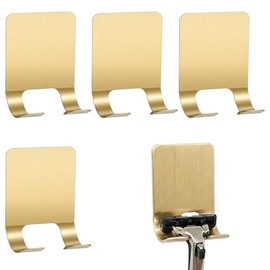 InnoHHustle - Soporte de acero inoxidable para afeitar, 4 piezas