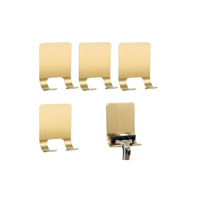 InnoHHustle - Soporte de acero inoxidable para afeitar, 4 piezas