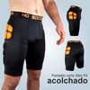 HO Soccer Impact Shield SR Goalkeeper Shorts, Unisex, Adult, Black,